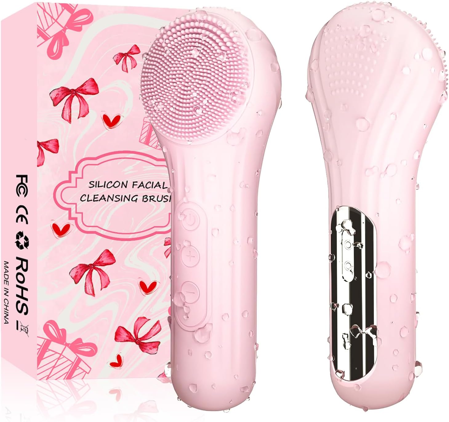 Exfoliating Scrub Mens - แปรงขัดหน้าซิลิโคน, แปรงทำความสะอาดผิวหน้าไฟฟ้ากันน้ำสำหรับผู้ชายและผู้หญิง, แปรงขัดหน้าแบบชาร์จไฟได้พร้อมโหมด 5 โหมดสำหรับ