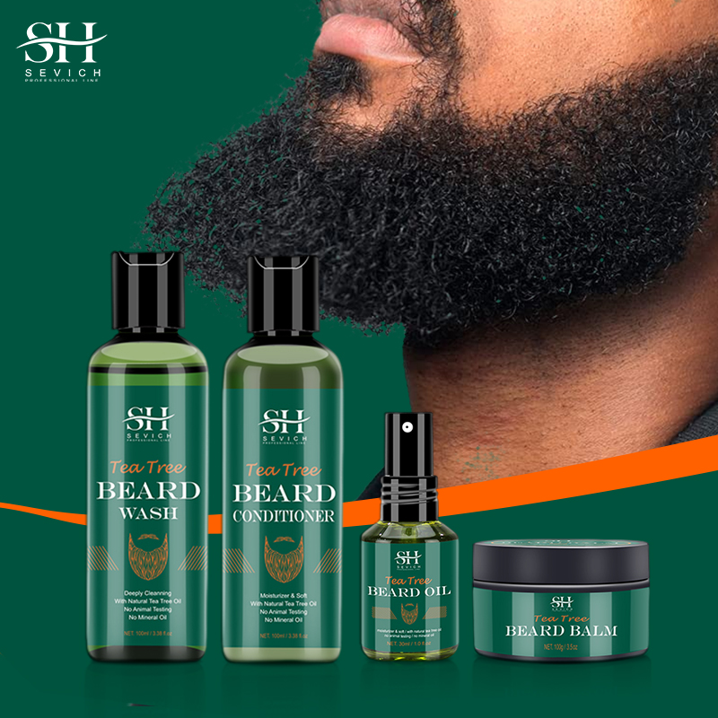 Ingrown Hair Serum - Sevich ชุดดูแลเคราต้นชาอย่างรวดเร็วและมีประสิทธิภาพการเจริญเติบโตของเคราและทำความสะอาดอ่อนโยนผิวนุ่มบำรุงเคราของผู้ชาย