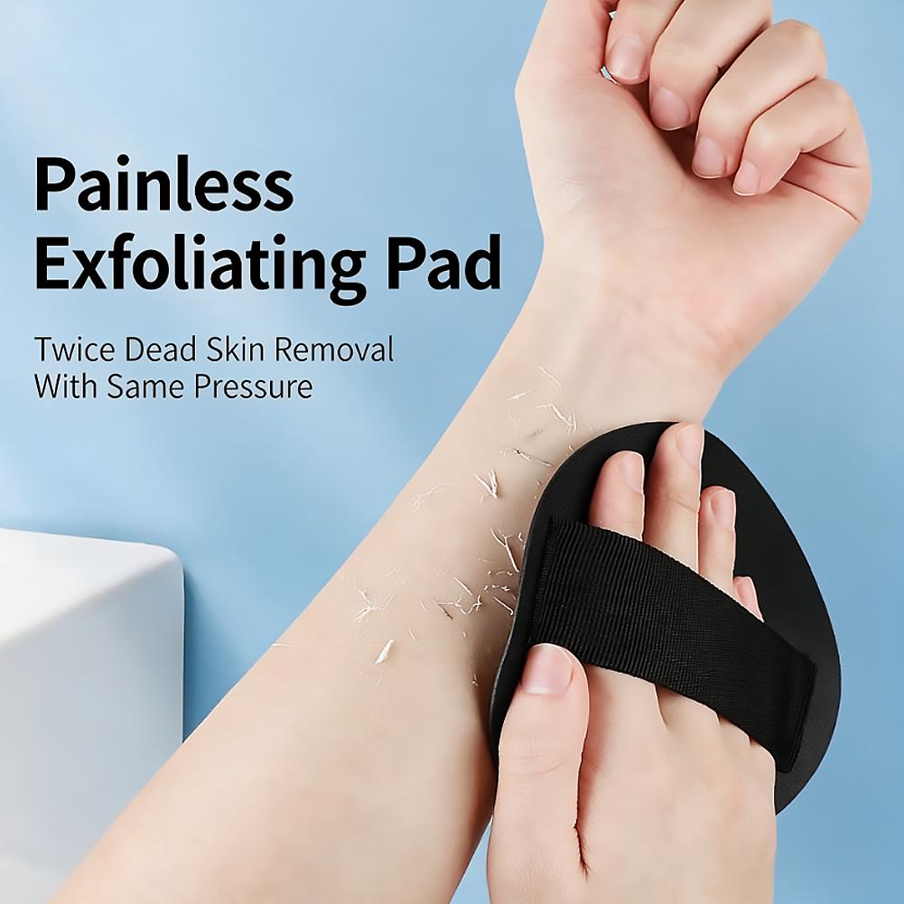 Exfoliating Scrub Mens - เครื่องมือขัดผิวอาบน้ำ 14 ซม. ทำจากยาง ทำความสะอาดล้ำลึก อ่อนโยน