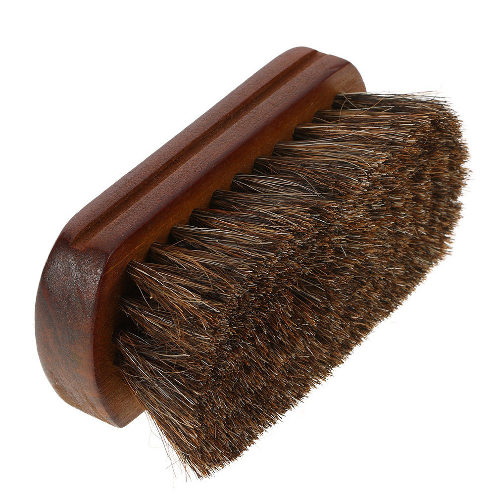 Men'S Grooming Essentials - แปรงสำหรับหนวดเคราผู้ชาย ขนแปรงทำจากขนม้าคุณภาพดี ด้ามจับไม้ ใช้ทำความสะอาด โกนหนวด และดูแลหนวดเครา