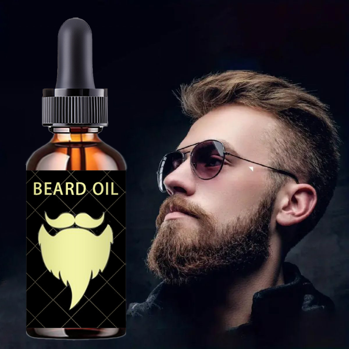 Men'S Grooming Tonic - 100% ธรรมชาติเร่งผมบนใบหน้า Grow Beard Essential Oil