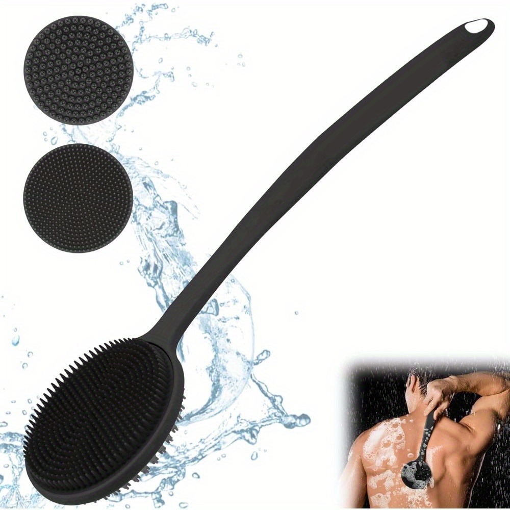แปรงขัดหลังซิลิโคนสําหรับอาบน้ - Exfoliating Scrub Mens บทวิจารณ์และราคา