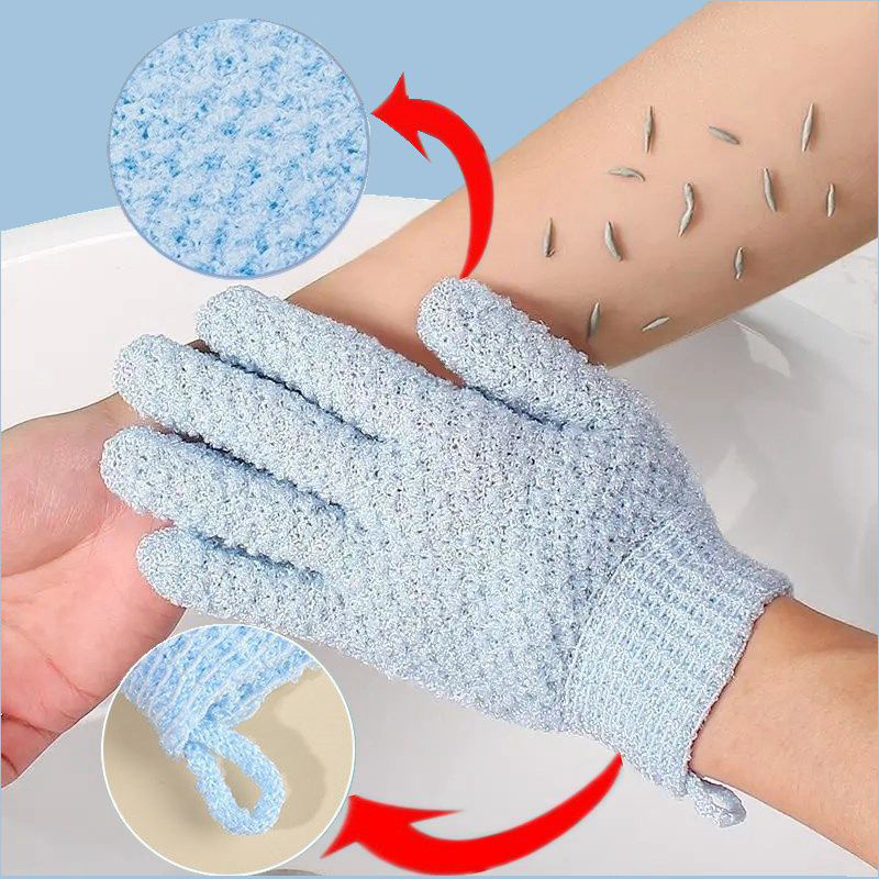 2 ชิ้นชุดถุงมืออาบน้ำขัดผิวสำห - Exfoliating Scrub Mens บทวิจารณ์และราคา