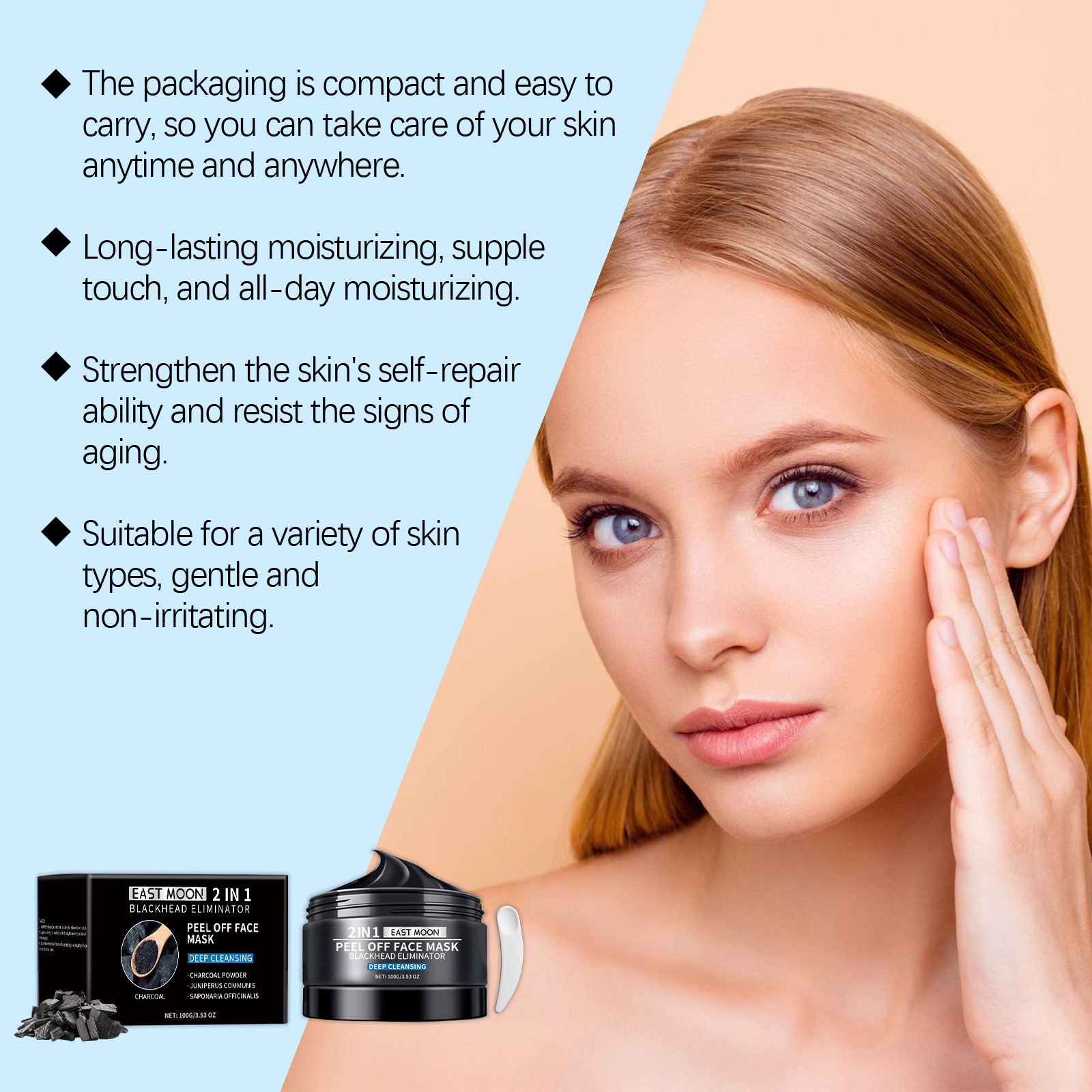 Bamboo Charcoal Blackhead Remo - Exfoliating Scrub Mens บทวิจารณ์และราคา
