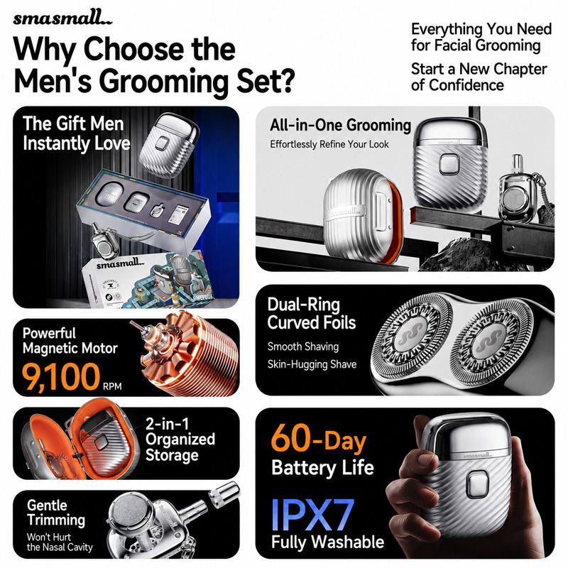 SMASMALL Matebox ชุดอุปกรณ์ดูแ - Men'S Grooming Gift Set บทวิจารณ์และราคา