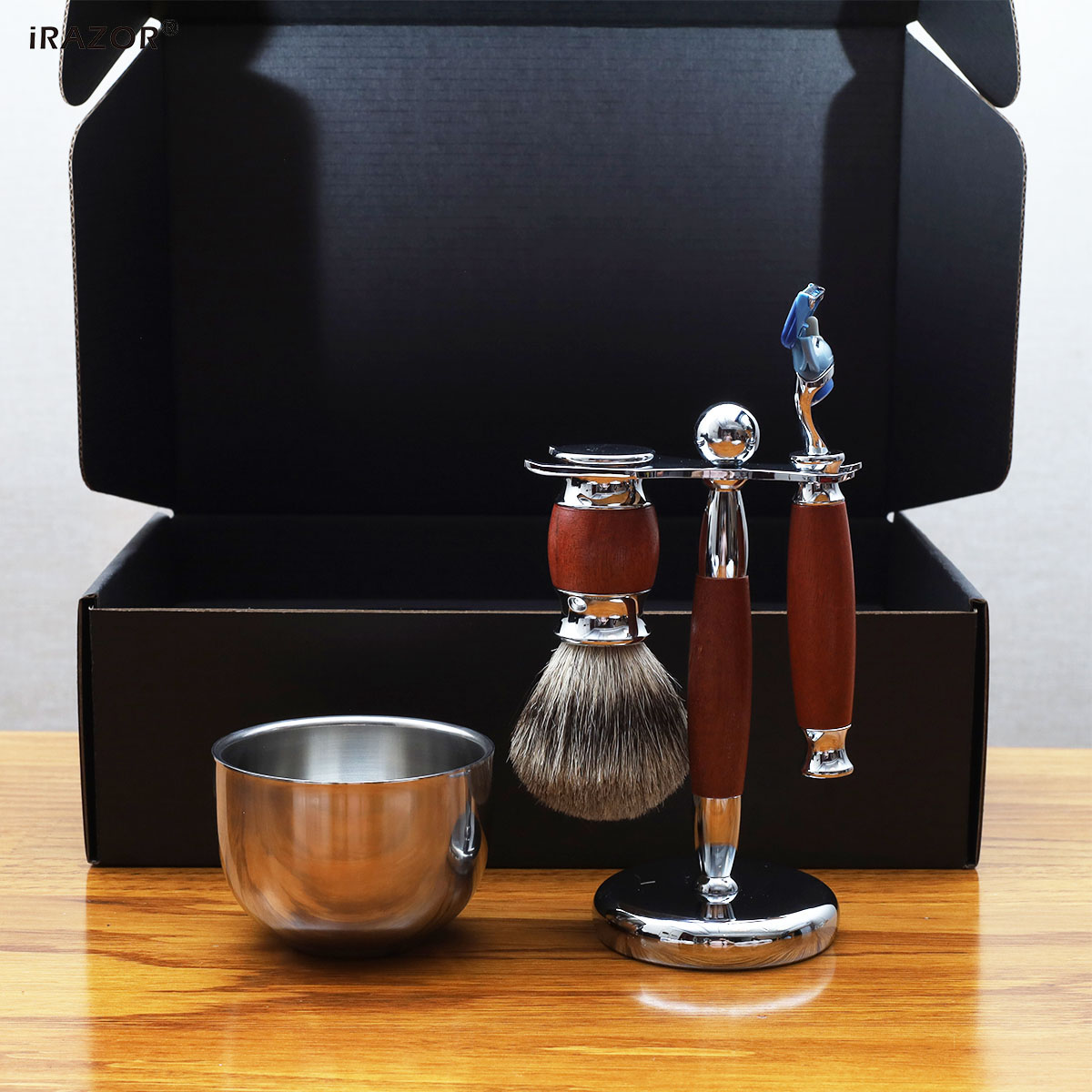 iRAZOR ชุดโกนหนวดสำหรับผู้ชายส - Mens Grooming Kit Gift Set บทวิจารณ์และราคา