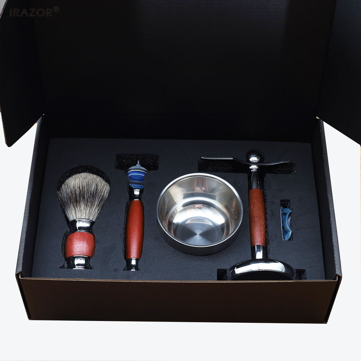 iRAZOR ชุดโกนหนวดสำหรับผู้ชายส - Mens Grooming Kit Gift Set บทวิจารณ์และราคา