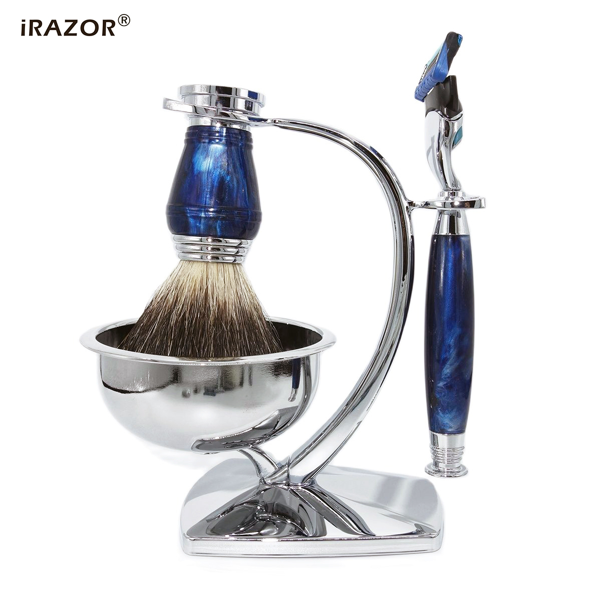 iRAZOR ชุดโกนหนวดหรูหราสำหรับผ - Mens Grooming Kit Gift Set บทวิจารณ์และราคา