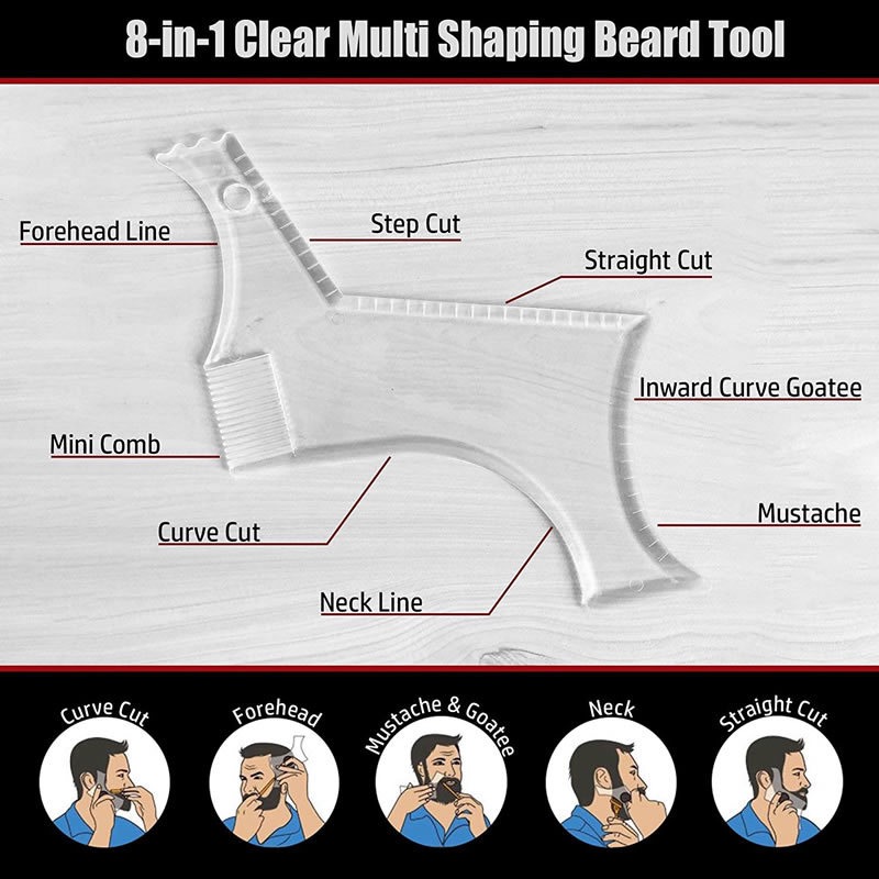 แม่แบบจัดแต่งทรงหนวดสำหรับผู้ช - Men'S Grooming Tonic บทวิจารณ์และราคา