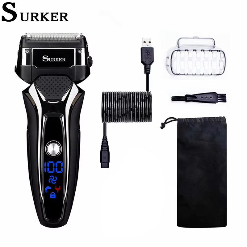 Surker เครื่องโกนหนวดไฟฟ้าสําห - Men'S Grooming Essentials บทวิจารณ์และราคา