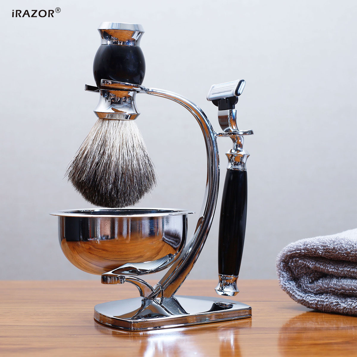 iRAZOR Classic ชุดโกนหนวดแบบเป - Mens Grooming Kit Gift Set บทวิจารณ์และราคา